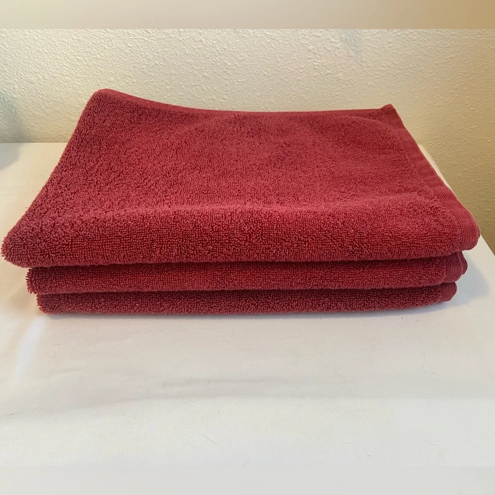 (3) West Elm Hand Towels